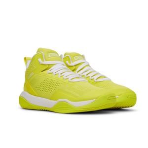NEW MOOLAH women's neovolt pro mid highlight tape shoes in green/yellow/verde/am